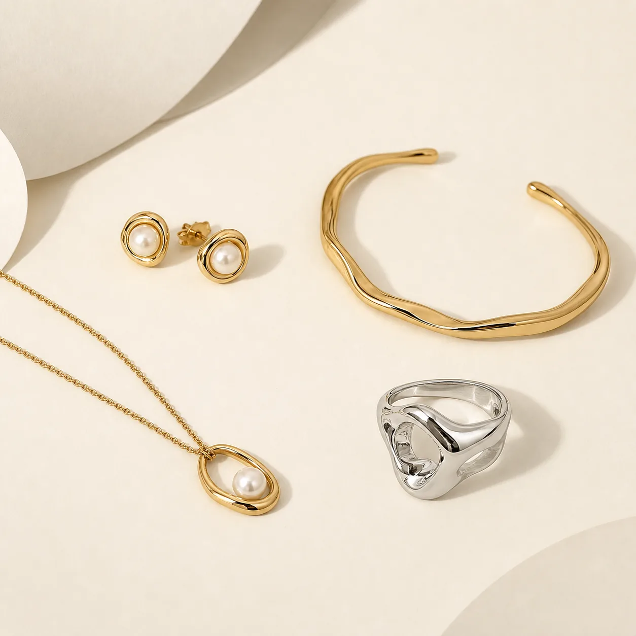 Solace Pearl Studs