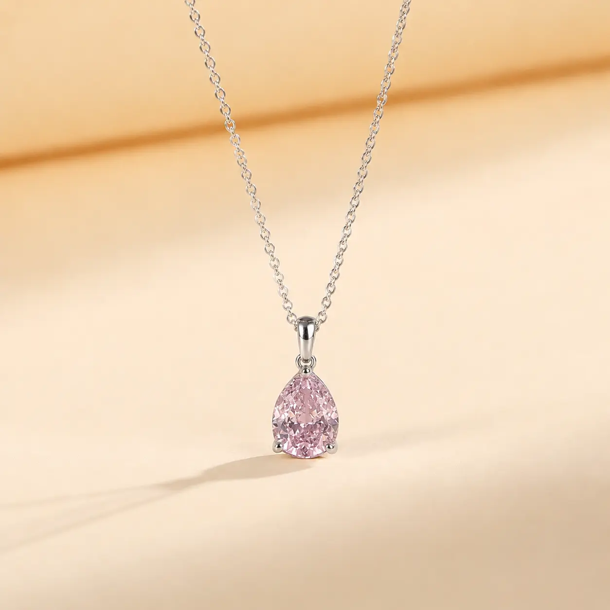 S925 Silver Snowflake Cut Necklace detail 2